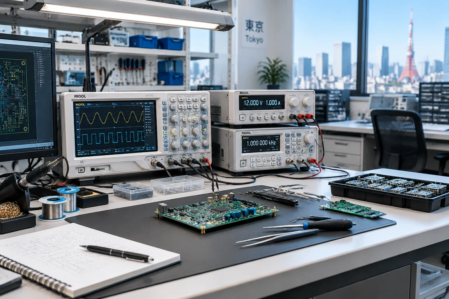 Zurnavexの取材および電子回路検証ラボ