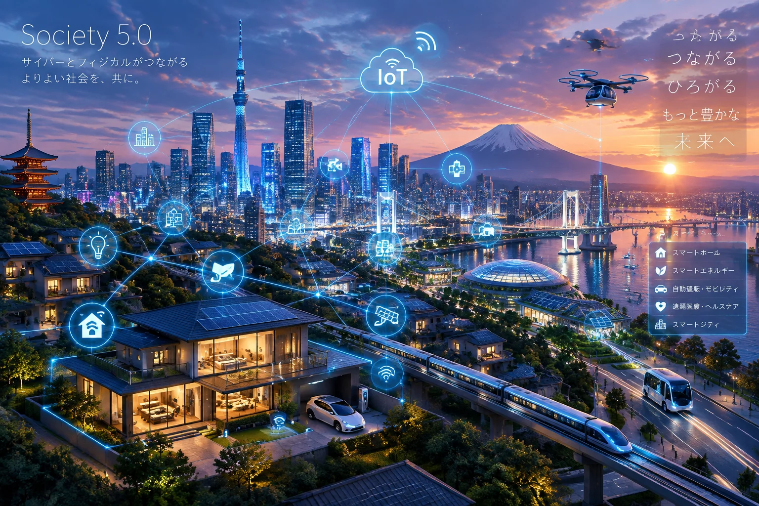 日本、IoTとスマートホームを国家課題解決に結びつける「Society 5.0」戦略を加速